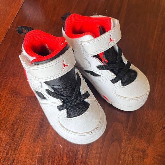 Nike Air Jordan Flight Club '91 White/Red -‎ Toddler 5C - Picture 1 of 7